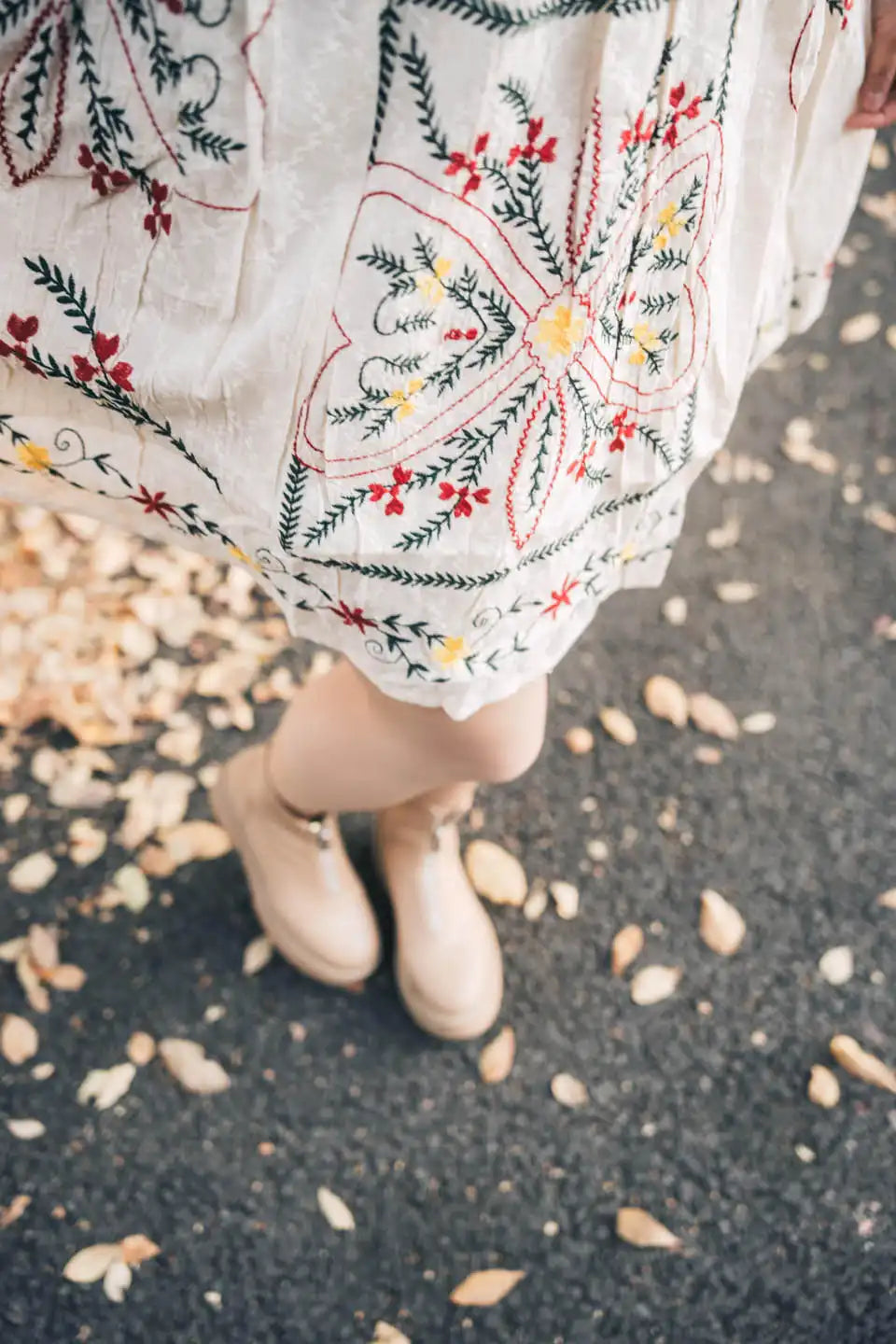 Boho Embroidered Short Dress