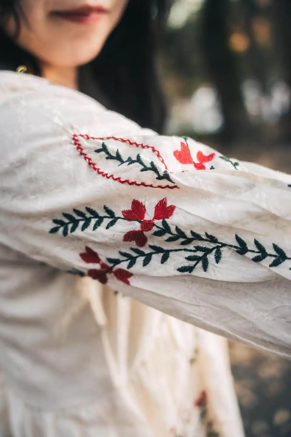 Boho Embroidered Short Dress