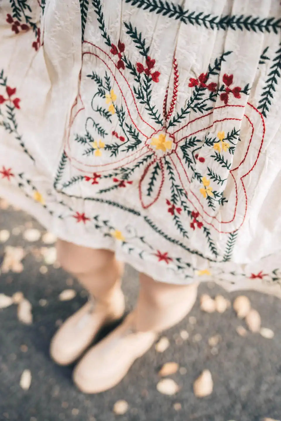 Boho Embroidered Short Dress