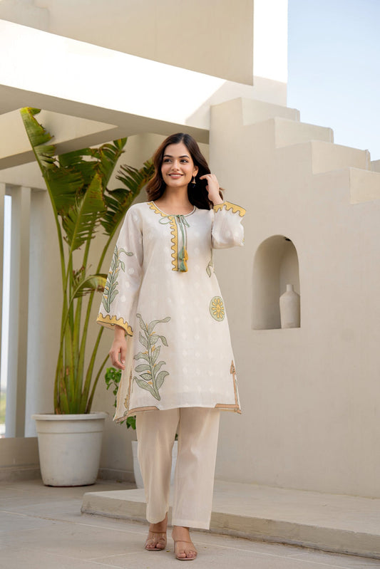 womens cotton dobi kurta with pant