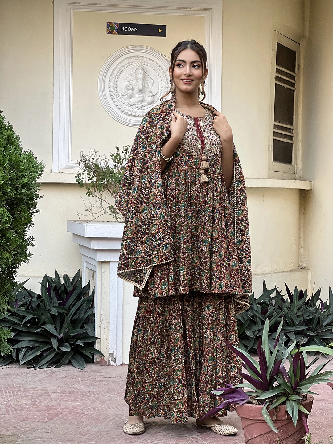  of effortless cotton sharara set